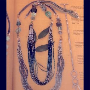 Silpada Sterling Silver Brass Quartzite Necklace.